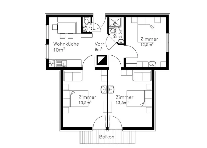 Lejlighed Stoff-maurerguetl